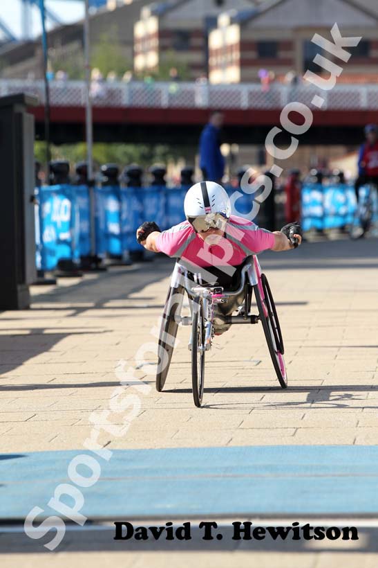 Winner of the 2012 BUPA Great North Wheelchair race.